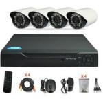 4 Camera Cctv Security Recording System With Internet & 3G Phone Viewing HDMI DVR
