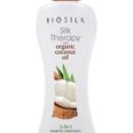 Biosilk Organic Coconut Oil 3-in1 Shampoo, Conditioner, Bodywash