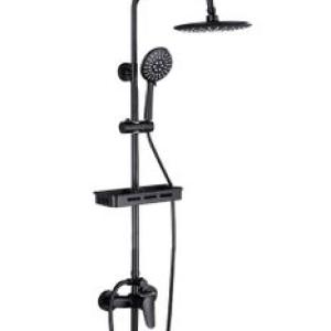 European Style Bath Shower System with Wall Mounted Rain Shower