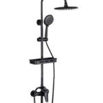 European Style Bath Shower System with Wall Mounted Rain Shower