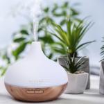 Hagenz Ultrasonic Aroma Diffuser 5-in-1 Humidifier Air Purifier 400ml