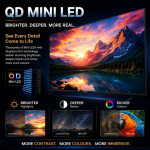 Skyworth 65" X6800K 144Hz QD MiniLED Google Smart TV with Dolby Atmos