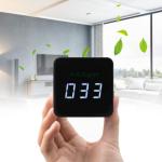 Black USB Portable PM2.5 Real Time Air Monitor