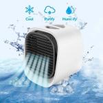 Mini Portable USB Air Conditioner, Humidifier, Fan