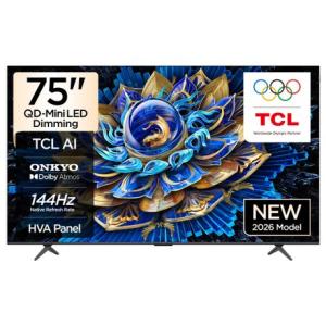 TCL 75" P8L 144Hz QD MiniLED Google Smart TV with ONKYO 2.1