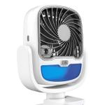Portable Clamp-On Personal Air Cooler - White & Blue