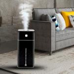 1L Compact Ultrasonic Desktop Humidifier & USB Aroma Diffuser - Black