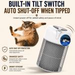 Pet Air Purifier with H13 HEPA Filter & UV-C Light - 360 Pet Hair Capture