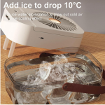 2 in 1 Portable Humidifier Mist Fan with Night Light BA-686