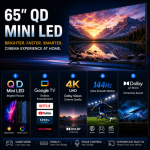 Skyworth 65" X6800K 144Hz QD MiniLED Google Smart TV with Dolby Atmos