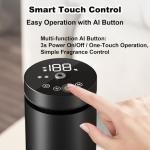 TLXT desktop home air purifier wireless touch screen with 180 ml capacity