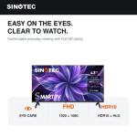 Sinotec 43" STL-43S2 FHD LED Smart TV with Eye Care
