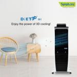 Symphony Diet 3D 30i Personal Air Cooler - Powerful Cooling, Low Energy Use