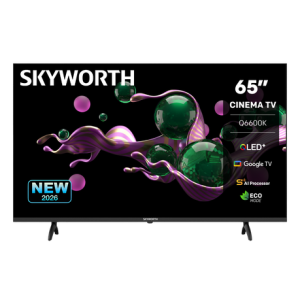 Skyworth 65" Q6600K 120Hz 4K QLED+ Google Smart TV with Dolby Digital