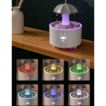 Remote Control Raindrop Humidifier |7-Color Light Aroma Diffuser For Home