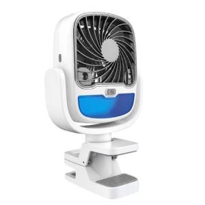 Portable Clamp-On Personal Air Cooler - White & Blue