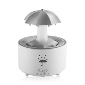 Remote Control Raindrop Humidifier |7-Color Light Aroma Diffuser For Home