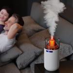 Portable Lava Lamp Humidifier with Adjustable Mist Modes Quiet Operation