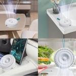 Mini White Circular Air Purifier-5Mg