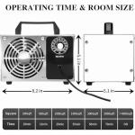 Ozone Generator 98000mg/h Home Ozone Generator for Car Home Smoke, Pet
