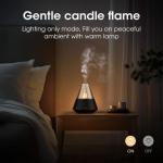 Modern-Style Aroma Diffusers With Candle Light Remote Control, USB-Powered