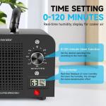 Ozone Generator 60000mg/h Humidity Timer Odour Remover for Home Car Garage