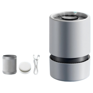 Compact HEPA Air Purifier with USB Power 5W - White