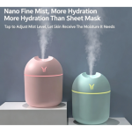 Mini USB Humidifier, Large-Mist Quiet 7-Color Light Portable Diffuser