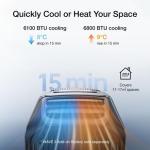 EcoFlow WAVE 3 portable air conditioner, for camping, vanlife, RVs&SUVs