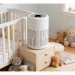 Desktop Air Purifier, Small Home Bedroom Air Cleaner for Formaldehyde &