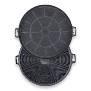 Range Hood Carbon Filters 190mm-Black 2 Piece Set, Carbon Charcoal Filter