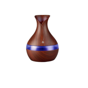 Casey Ultrasonic Aroma Portable Humidifier Dark Wood Grain