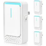 Plug-In Air Ionizer 4 Pack Filter-Free Mini Air Freshener