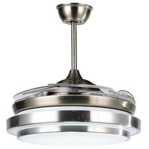 Retractable Blade Ceiling Fan Double Aluminium