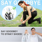 Chemical-free Sports Shoe Deodorizer Device(2 Pack,Silver)