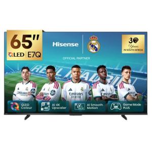 Hisense 65" E7Q QLED Smart TV with AI Upscaler, Dolby Atmos & Smooth Motion