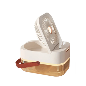 2 in 1 Portable Humidifier Mist Fan with Night Light BA-686